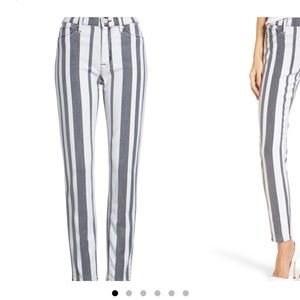 Hudson Jeans Barbara High Waist Ankle Super Skinny Jeans in Undertaking 30